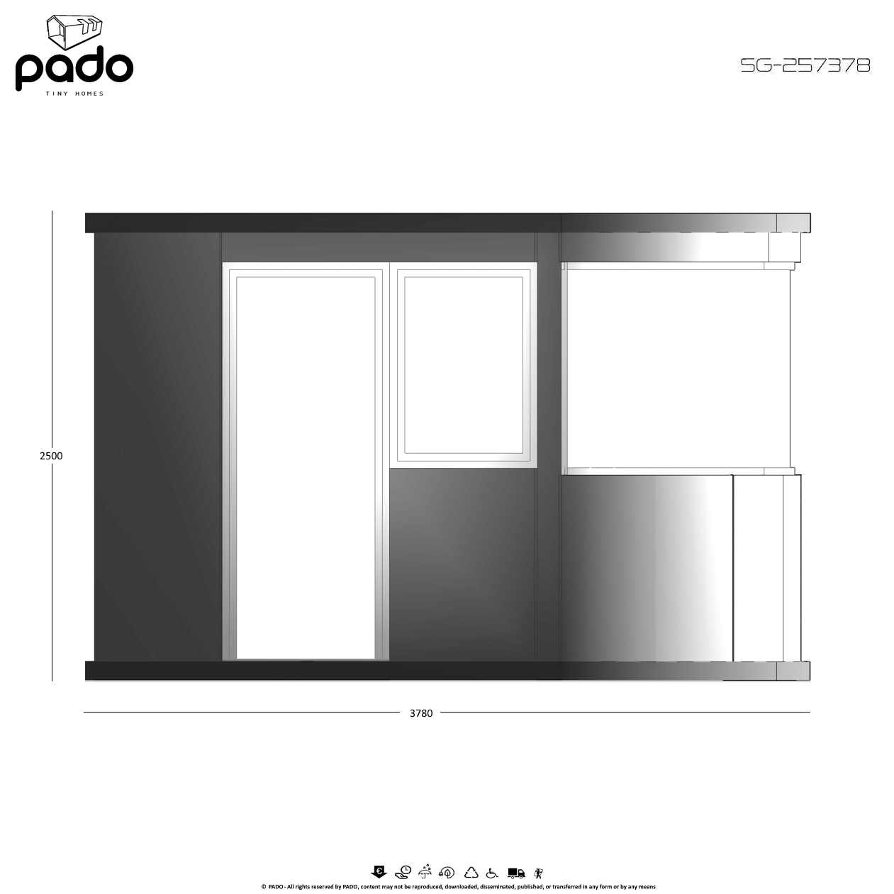 Προκατασκευασμένο Φυλάκιο SG-257378 PADO