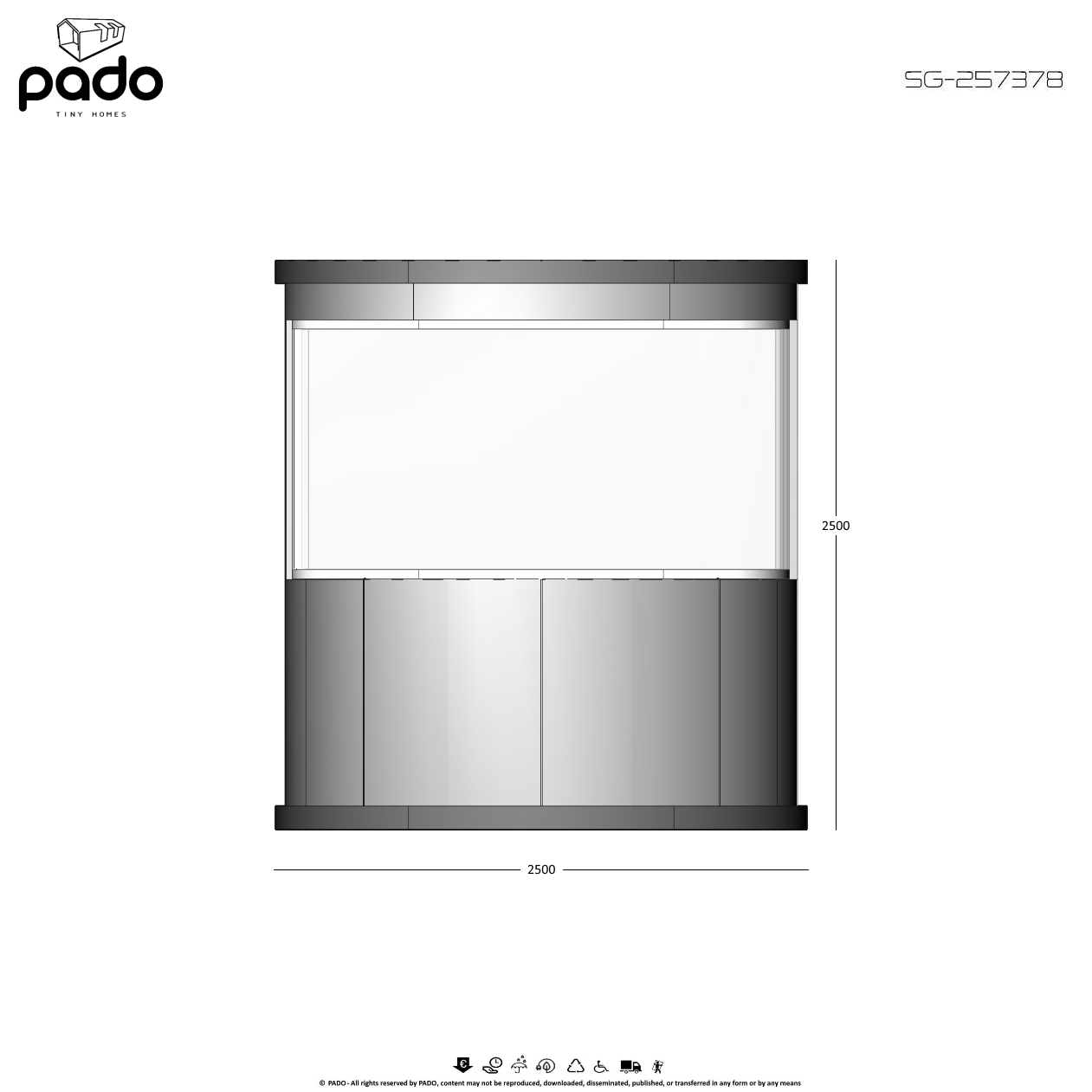 Προκατασκευασμένο Φυλάκιο SG-257378 PADO