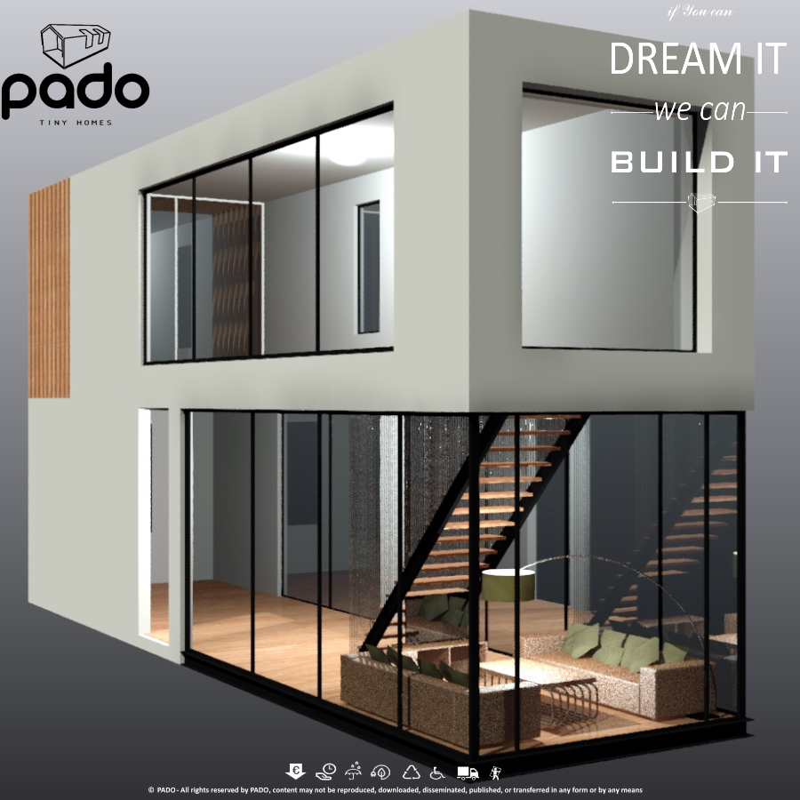 Προκατασκευασμένη κατοικία Μ-30120d PADO