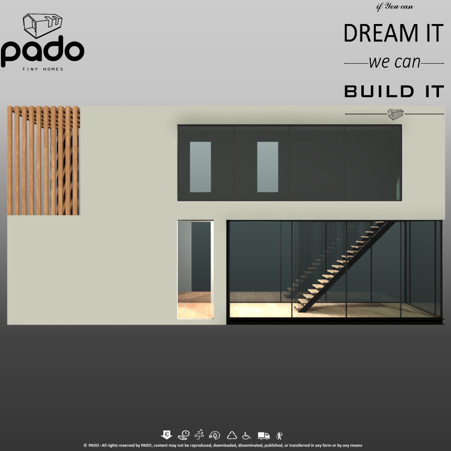 Προκατασκευασμένη κατοικία Μ-30120d PADO
